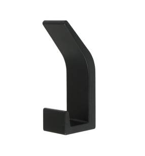 Black hanger hook wall  mounted modern aluminium