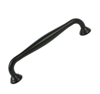 Furniture handle Brescia 128 mm black