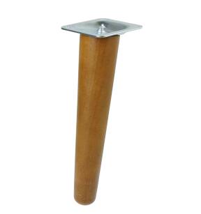 UNIQ 10 Inch, Tapered wooden inclined  furniture walnut leg
