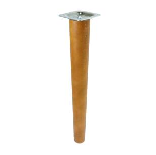UNIQ 14 Inch, Tapered wooden  furniture nut leg