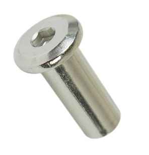 M6 x 20 mm, stainless steel sleeve nuts with flat head