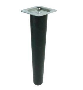 UNIQ 8 Inch, Tapered wooden  furniture black leg