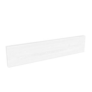 Wall strip for hooks or hangers, 375 x 80 x 18 mm, white