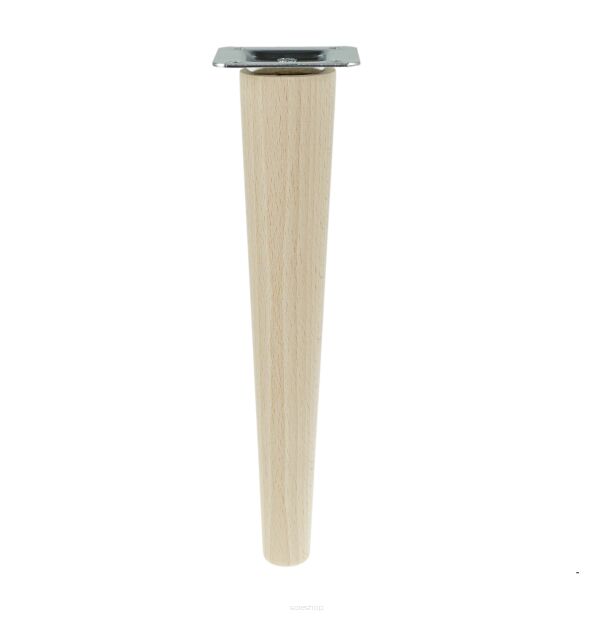 10 Inch tapered wooden unfinished furniture leg