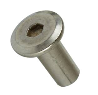 M4 X 12 mm, Ericson flat nut, stainless steel