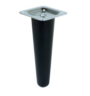 UNIQ 5 Inch, Tapered wooden  furniture black leg