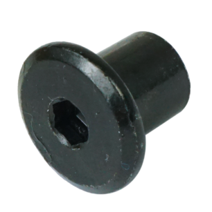  M6 x 10 mm, Ericson nut, black zinc plating