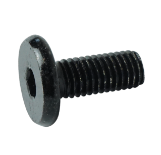 Metric screw with a cylindrical head M8 x 20 mm, black zinc plated