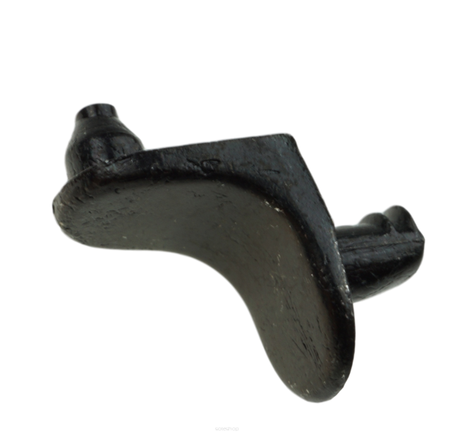 Shelf bracket with 2 pins - Suppora II, black zinc-plated