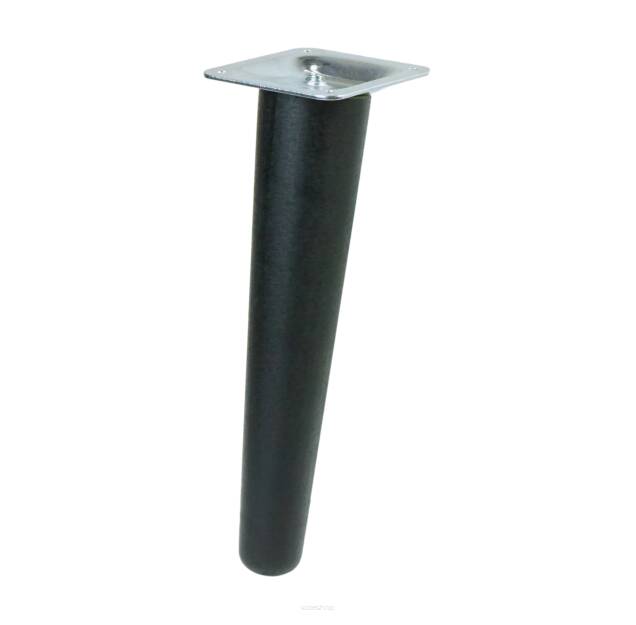 UNIQ 10 Inch, Tapered wooden inclined  furniture black leg