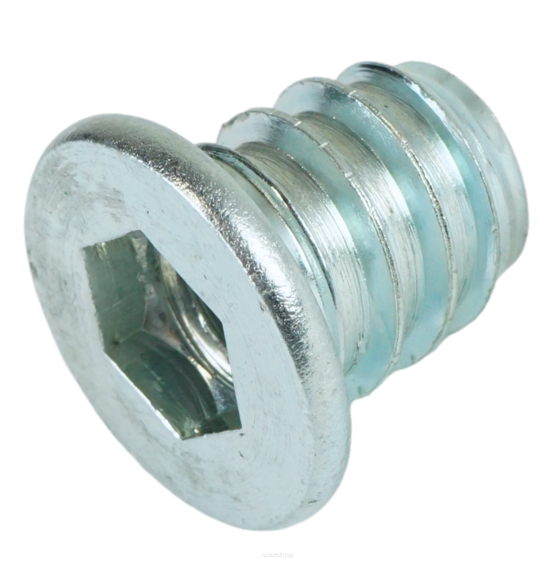 Left-hand threaded insert, M8 x 17 mm